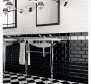 Dlažba Elios Epoque Nero glossy