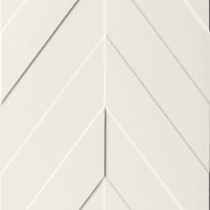 Dlažba Marca Corona 4D Chevron White