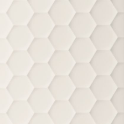 Dlažba Marca Corona 4D Hexagon White