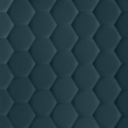 Dlažba Marca Corona 4D Hezagon Deep Blue